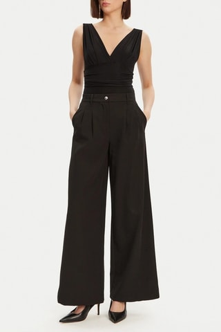 Pantalon taille haute - Noir