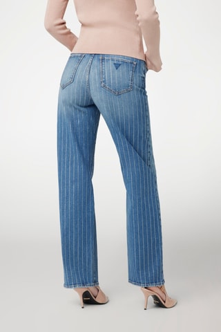Jean taille haute - Bleu