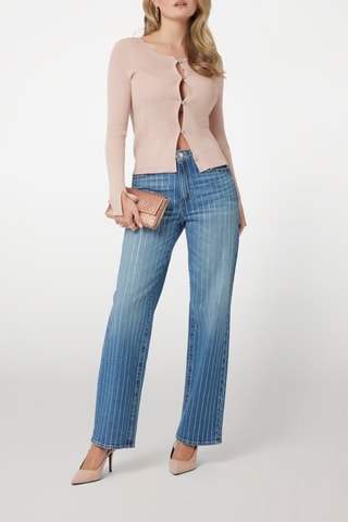 Jean taille haute - Bleu