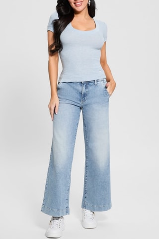 Jean wide legs - Bleu