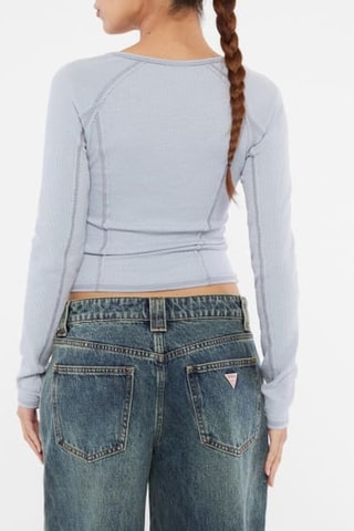 Top - Bleu-gris