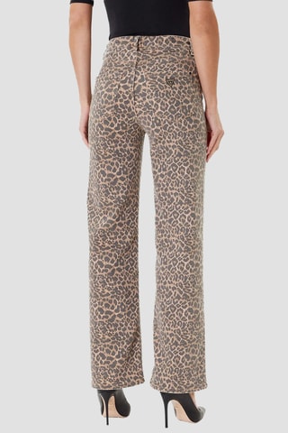Jean wide legs - Beige et taupe