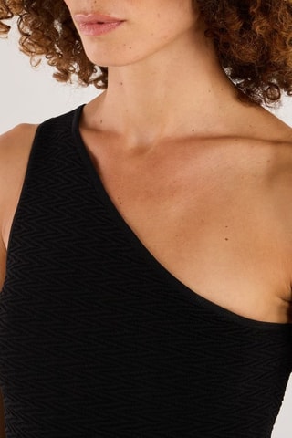 Robe asymétrique - Noir