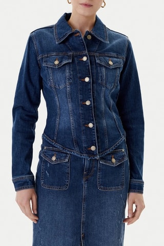 Veste en jean - Bleu marine