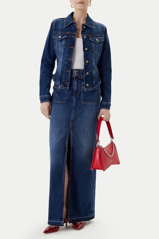 Veste en jean - Bleu marine