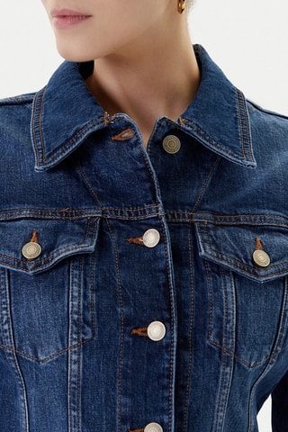 Veste en jean - Bleu marine