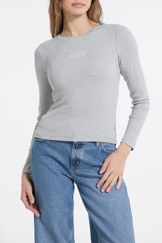 T-shirt slim - Gris