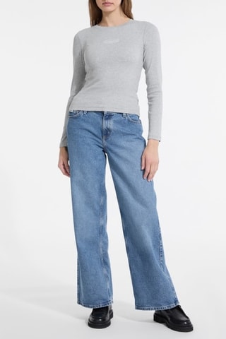 T-shirt slim - Gris