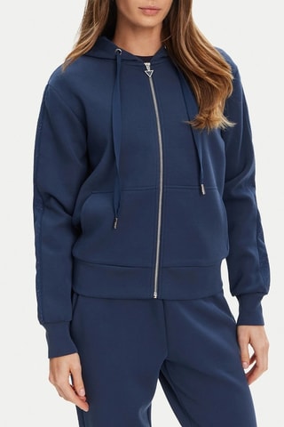 Sweat à capuche - Bleu cobalt
