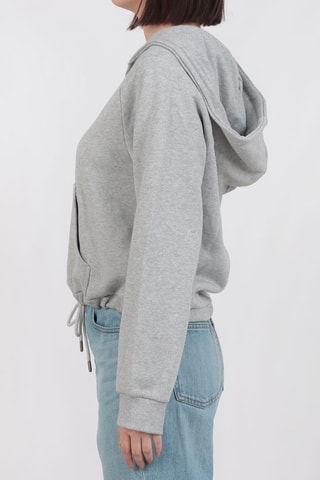 Sweat à capuche - Gris clair chiné