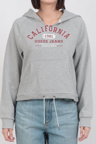 Sweat à capuche - Gris clair chiné