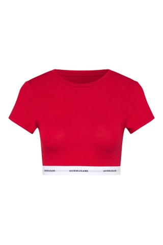 T-shirt cropped - Rouge