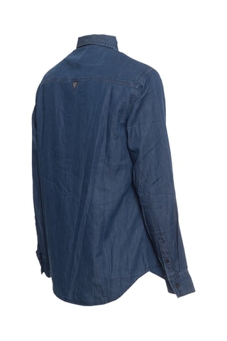 Chemise regular en jean - Bleu
