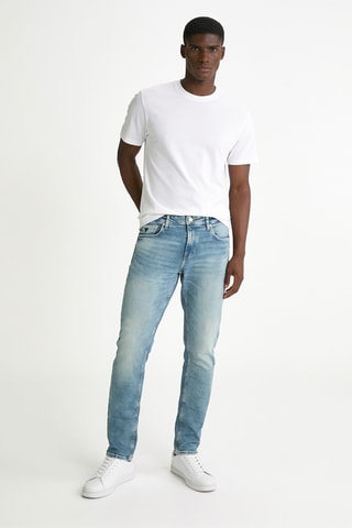 Jean skinny - Vert