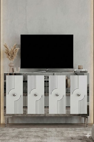 Console 4 portes - 120 x 79 x 32 cm