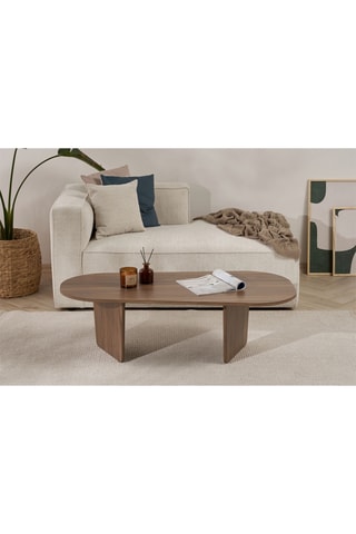 Table basse Ovalis - 130 x 40 x 65 cm