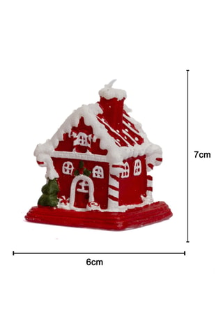 Vela decorativa de Navidad - Rojo
