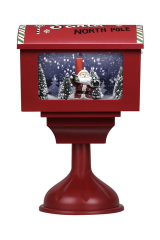 Buzón con música LED - 41 cm - Rojo