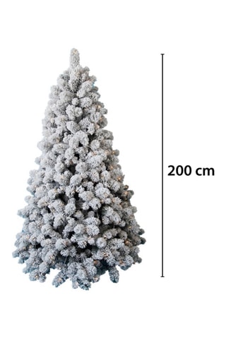 Árbol de Navidad artificial LED - 200 cm - Blanco cálido - 6 W