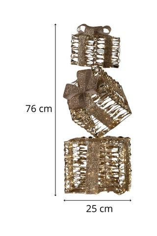3 regalos LED - Dorado - 6 W