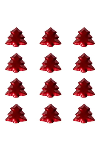 12 bandejas decorativas de Navidad - 26 x 23,5 cm