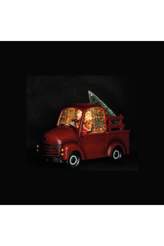 Camión decorativo LED - Rojo - 24 x 10 x 17 cm