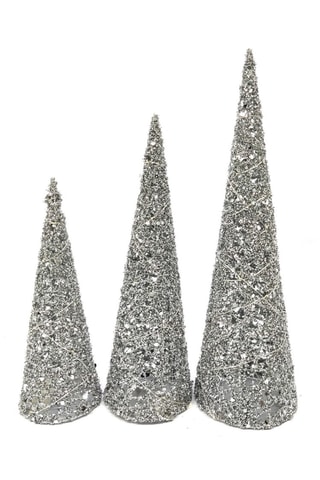3 árboles con luz - 60/50/40 cm