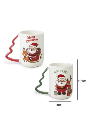 Taza de porcelana - 39 cl - Modelo aleatorio