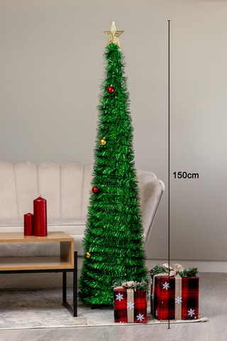 Árbol de Navidad artificial - 150 cm - Verde