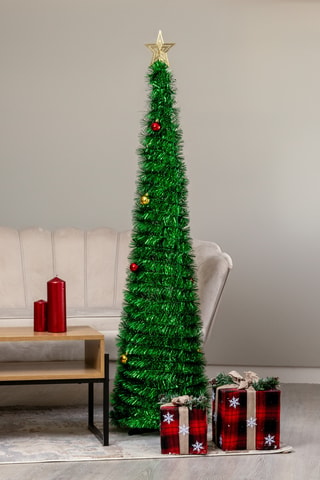 Árbol de Navidad artificial - 180 cm - Verde