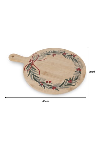 Tabla para cortar de bambú - 40 x 1,2 x 30 cm