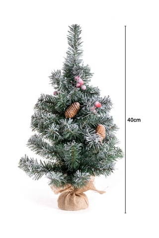 Árbol de Navidad pequeño artificial - 40 cm - Verde