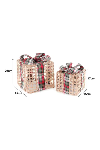 2 paquetes LED - 15 x 15 x 17/20 x 20 x 23 cm