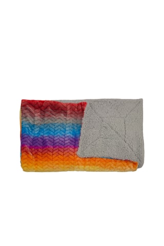 Manta dip-dye - 130 x 160 cm - Multicolor