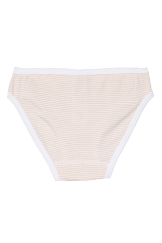 3 bragas - Beige y blanco