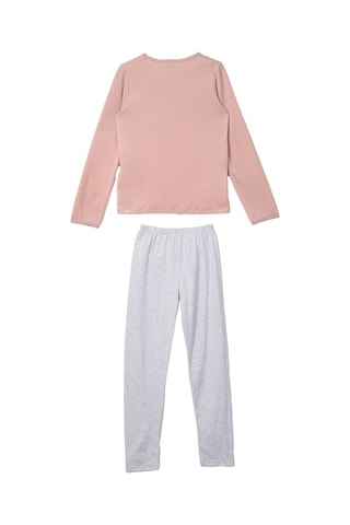 Pijama - Rosa y gris