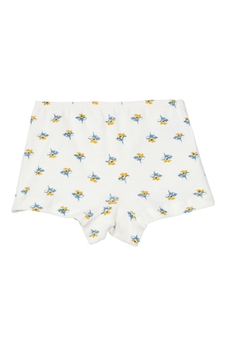 Short - Blanco y azul