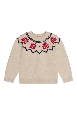 Jersey de lana - Beige