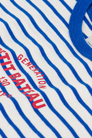 Camiseta - Azul y blanco