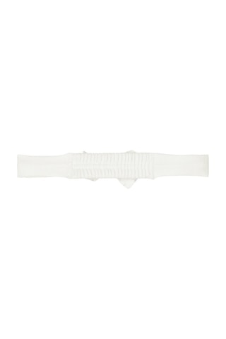 Cinta para el pelo de algodón orgánico Blanco