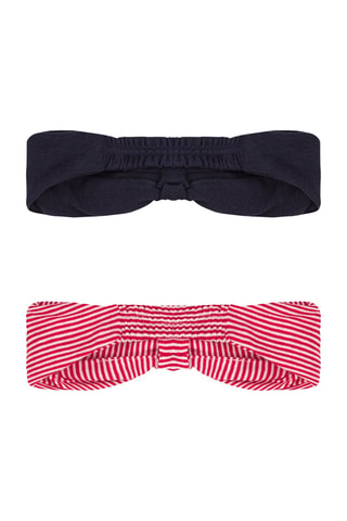 2 cintas para el pelo - Azul marino y rojo