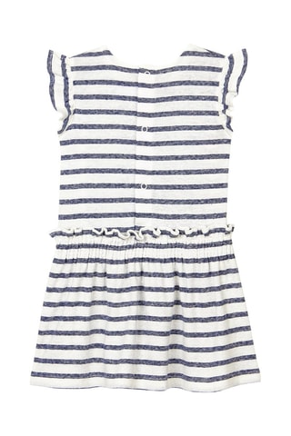 Vestido de lino - Blanco
