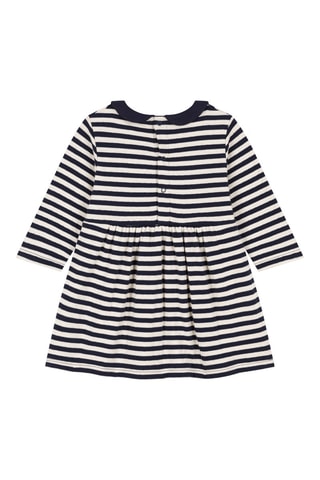 Vestido - Azul y blanco