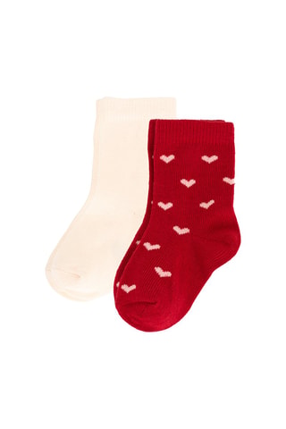 2 pares de calcetines - Rojo