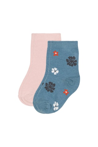 2 pares de calcetines - Rosa y azul