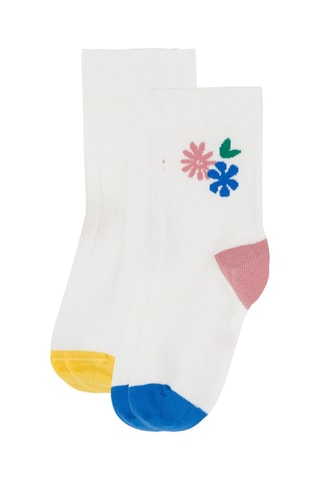 2 pares de calcetines - Blanco