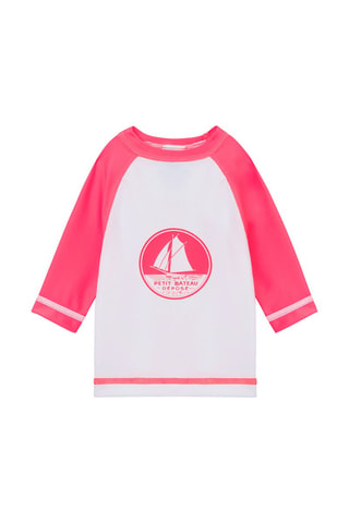 Camiseta de baño Rosa viejo y gris claro