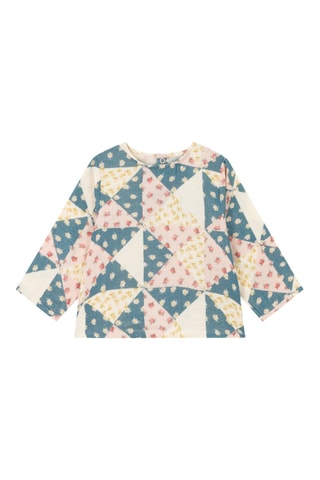 Blusa - Azul y blanco