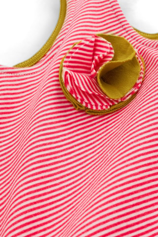 Vestido trapecio sin mangas - Rosa