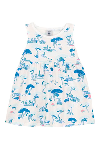 Vestido sin mangas - Blanco